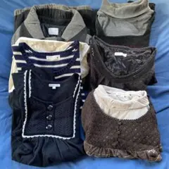 【おまとめC】レディーストップス　チュニック　アウター5点まとめ売り＋おまけ1点