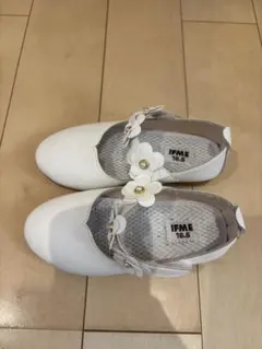 IFME ホワイト フォーマルシューズ 16.5