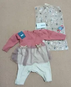 ロンパース ピンク　ブリーズ　BREEZE　ベビー　新品未使用