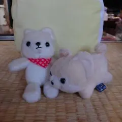 豆しば三兄弟 ぬいぐるみ 2個セット