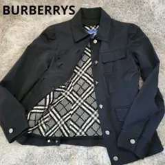 即日発送❗️美品✨️バーバリー　ジャケット　Ｍ　ライナー付き　ブラック