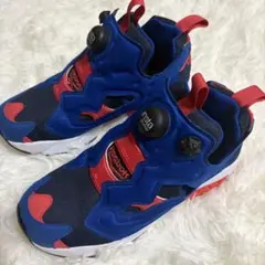 Reebok インスタポンプフューリー　青/赤　23cm