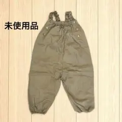80-100 プレイウェア お砂場着 遊び着 サロペット グレージュ