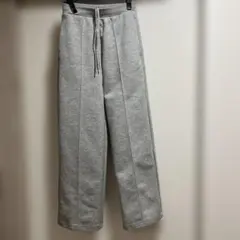 UNIQLO:C スウェットストレートパンツ　グレー丈長めS