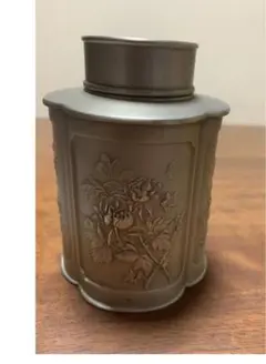 1076 ロイヤルセランゴール ピューター 錫 茶筒 - メルカリ