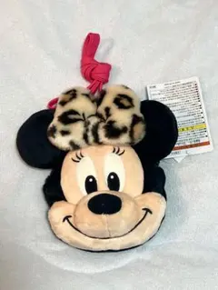 新品　ディズニー　ヒョウ柄　ブラウン レオパード ミニー　茶色