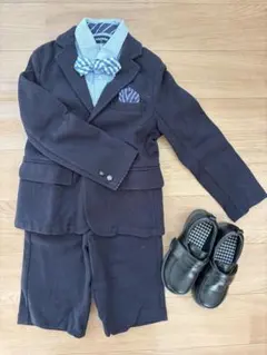 グローバルワーク　フォーマルスーツセット 120cm ネイビー男の子