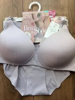 ストレッチ ブラジャー ショーツ セット LL