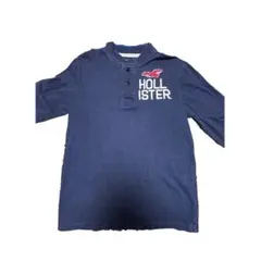 Hollister ネイビー ポロシャツ Sサイズ