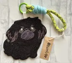 ハンドメイド 刺繍 シーズー うちの子 バッグキーホルダー チャーム 犬