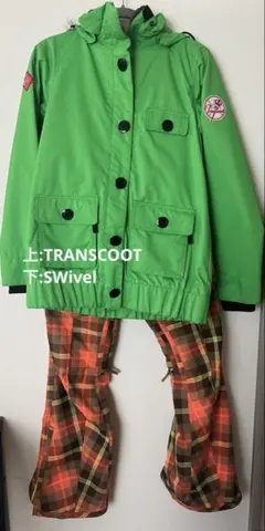 スキーウェア（上）-TRANSCOOT （9-3）(下)-SWivel （M）