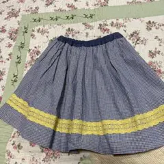 ファミリア120㎝チェックスカート