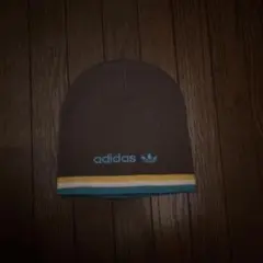 adidas ビーニーニット帽トレフォイル 00s archive y2k 平成