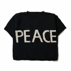 MacMahon Knitting Mills PEACE 半袖ニット 半袖 MacMahon Knitting Mills PEACE 半袖ニット 半袖 - メルカリ