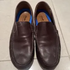 【本日で処分】Clarks ダークブラウン スリッポン　革靴