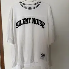 SILENT NOISE ロゴプリント Tシャツ ホワイト M