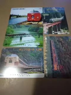 オレンジカード 9枚セット 鉄道・風景・女性 オレンジカード 9枚セット 鉄道・風景・女性 オレンジカード 9枚