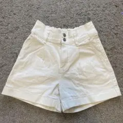 GU ホワイト ハーフパンツ ガールズ Lサイズ 160cm相当
