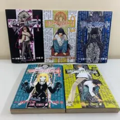 초판 DEATH NOTE 데스 노트 1-5권 오바타 켄 오오바 츠구미 슈에이샤
