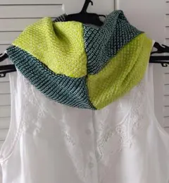 スヌード　着物リメイク　総絞り　ハンドメイド