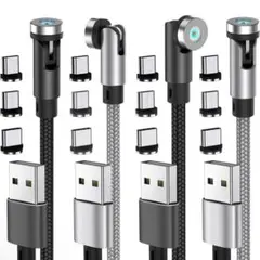 ZRSE マグネット 充電ケーブル 4本 USBケーブル 急速充電