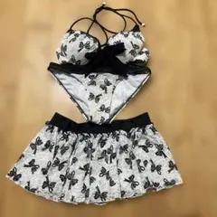 リボン柄セパレート水着 Mサイズ