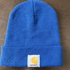 Carhartt 青 ニット帽