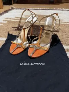 Dolce & Gabbana ハイヒール 36.5 オレンジ/シルバーのサムネイル