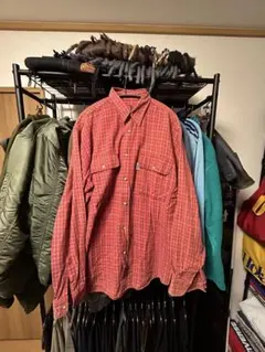 90s チェックネルシャツ