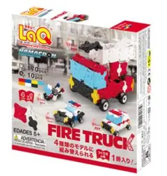 お値下げ⭐️LaQ FIRE TRUCK 4種類　箱無しケース付き　生産終了