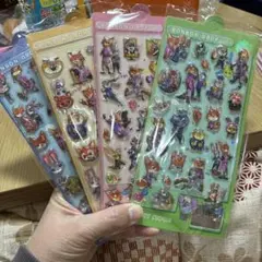 ズートピアBONBON DROP 動物キャラクターシール