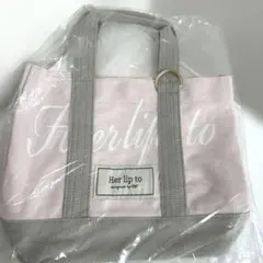 herlipto mini tote トートバッグ 新宿ルミネ限定 rose - メルカリ