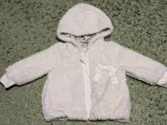 ホワイト フリース アウター 90cm