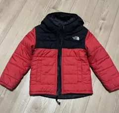 【The North Face】ダウンコート赤/黒　100cm (美品) キッズ
