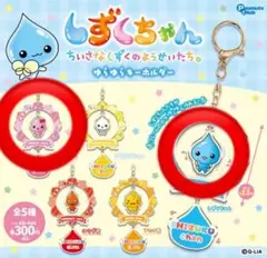 しずくちゃん うるおいちゃん カプセルトイ ゆらゆらキーホルダー
