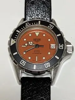 希少プレ◇HEUER ホイヤー ダイバー 980.015 純正尾錠付き - メルカリ