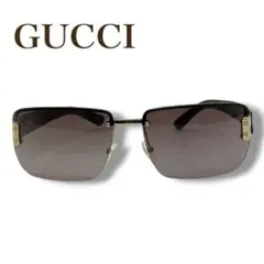 良品】GUCCI グッチ サングラス リムレス ロゴ GG2836 - メルカリ