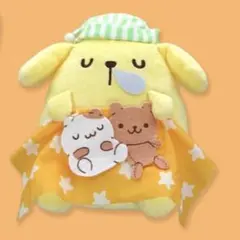 ポムポムプリン プリンのハッピールーティン BIGぬいぐるみ ラウンド