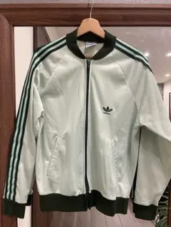 adidas 3本ライン ジップアップジャケット M