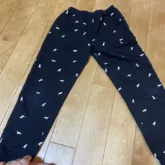 Crescent 恐竜柄 パンツ ブラック