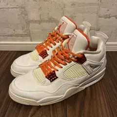 ナイキ エアジョーダン4 レトロ オレンジメタリック