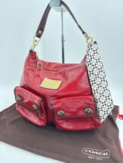 COACHブリーカーパッチワーク トートバッグ レザー&スウェードシグネチャー COACHブリーカーパッチワーク トートバッグ レザー&スウェード