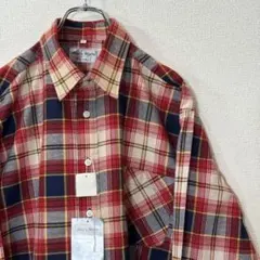 未使用品【men's shirts】ネルシャツ LLサイズ