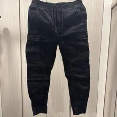 H&M ブラック カーゴパンツ s メンズ　ジョガーパンツ