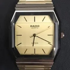 【ヴィンテージ希少品・美品】RADO DIASTAR クォーツ 腕時計 ゴールド