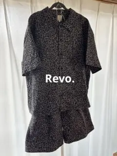 Revo. レオパード柄 半袖シャツ セットアップのサムネイル