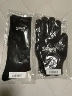 【Schott】ショット 靴下・手袋 セット フリーサイズ 新品・未開封品 ②