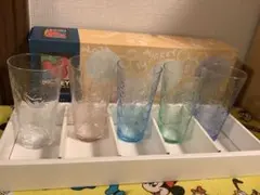 ディズニー　キャラクター　ガラスコップ セット