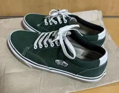 VANS ジェッツアイコン GREEN/WHITE ローカットスニーカー
