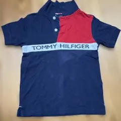 TOMMY HILFIGER ポロシャツ 5 ネイビー/レッド